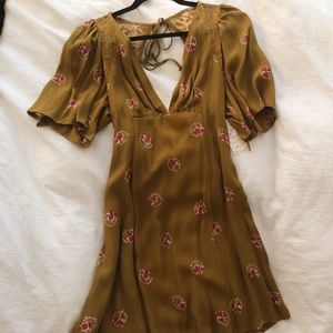 NWT Floral Boho Free People Mini Dress